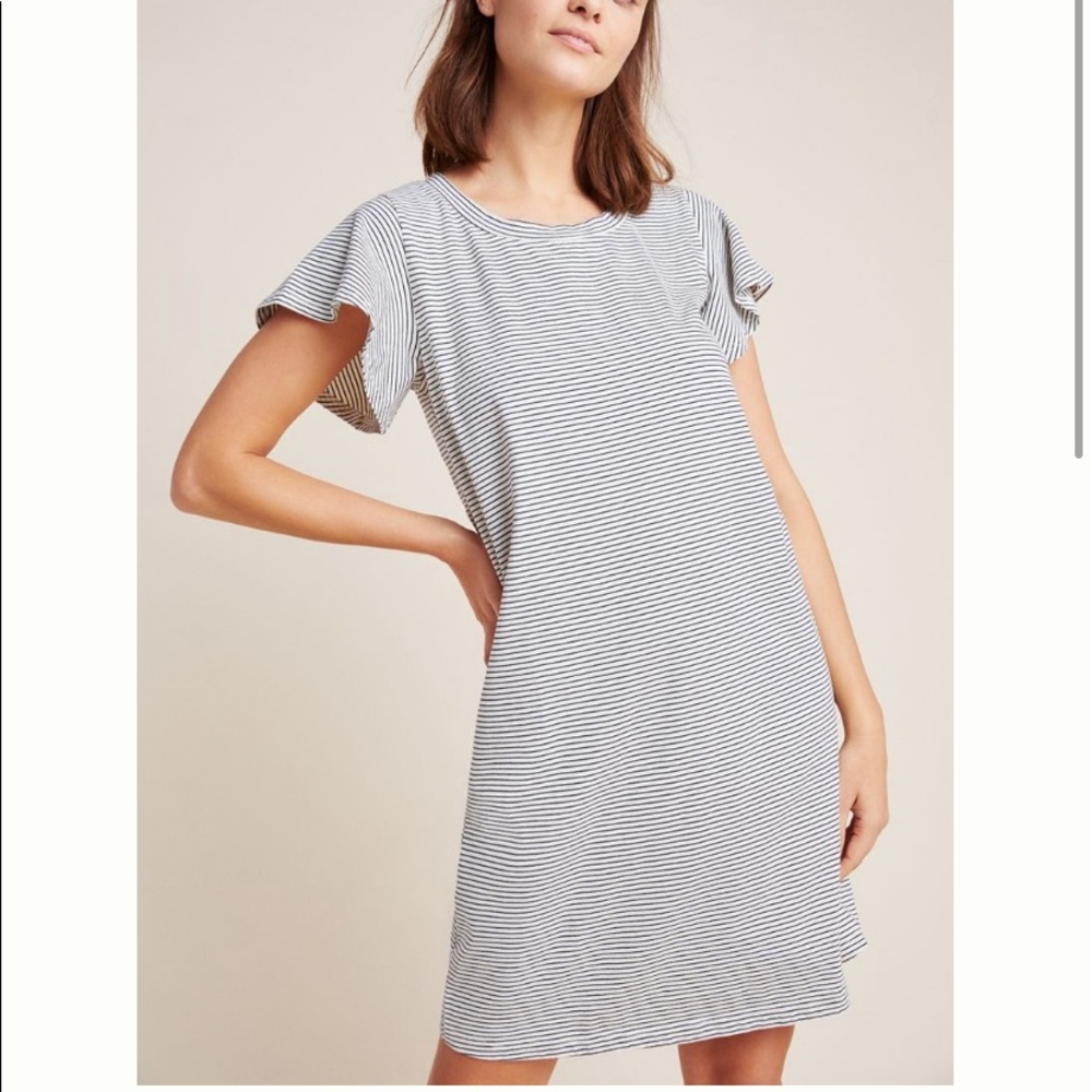 Flutter Sleeve Tee dress from Anthropologie